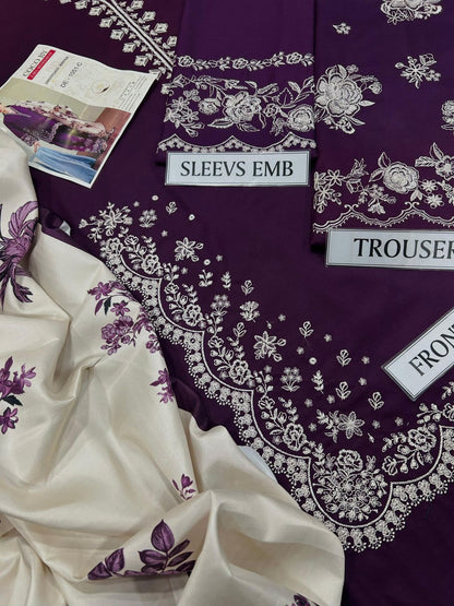 3pc Coco by Zara Shahjahan Luxury Dahank