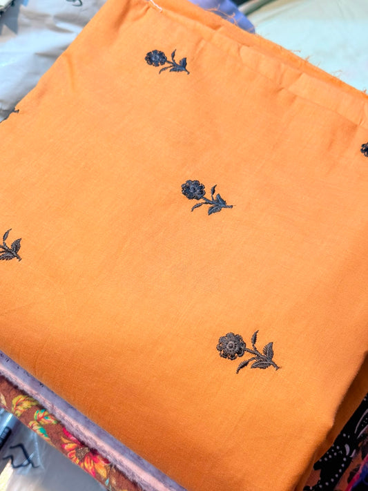 2pc Khaadi lawn Embroidery shirt and Trouser