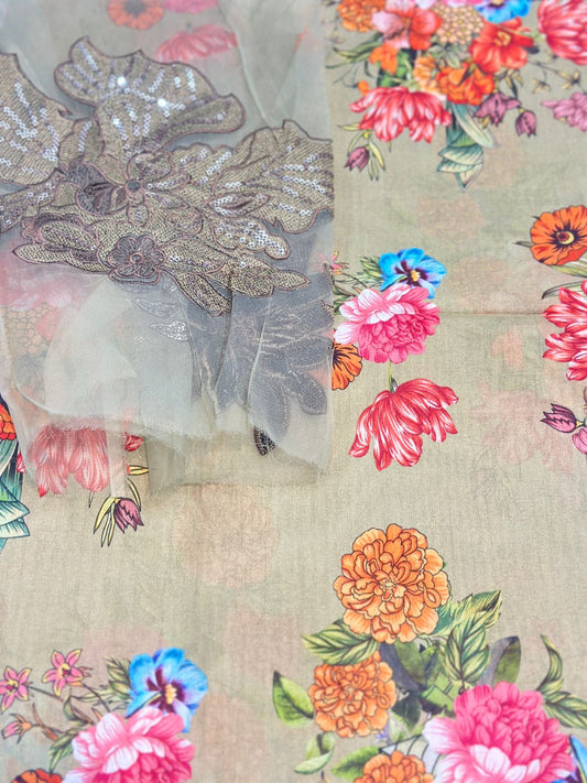 2pc Charizma Lawn with patch