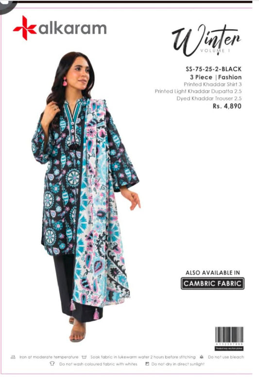 3pc Al Karam Khaddar