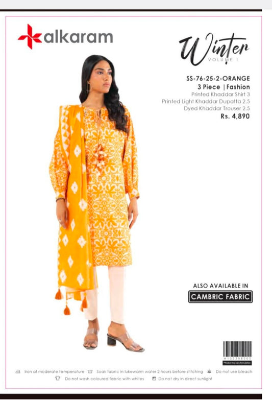 3pc Al Karam Khaddar