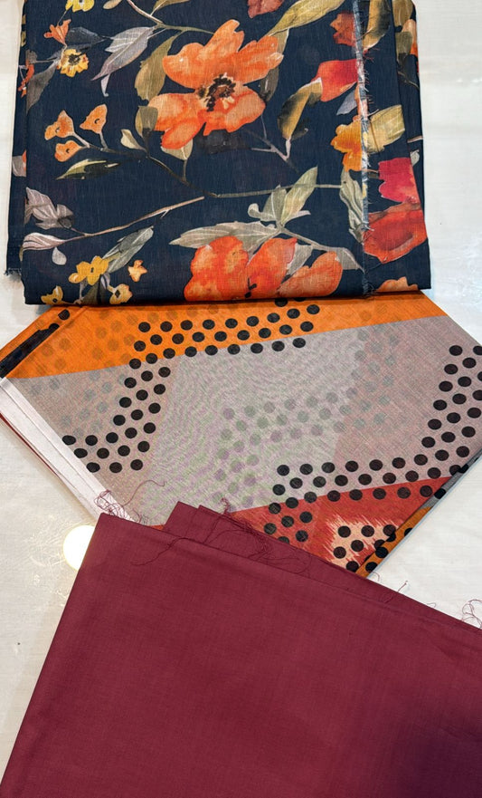 3pc Branded lawn shirt and Trouser with Dupatta
