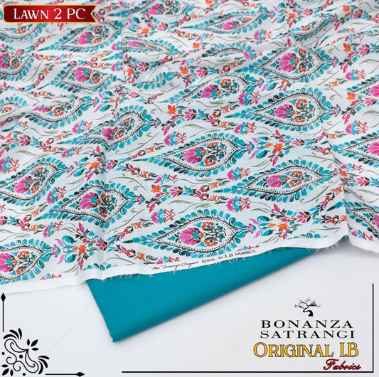 2pc Bonanza Satrangi Lawn