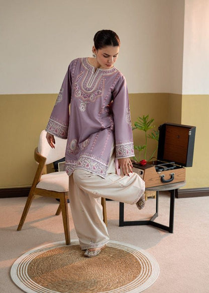 2pc Batik Embroidery Lawn Shirt with Trouser