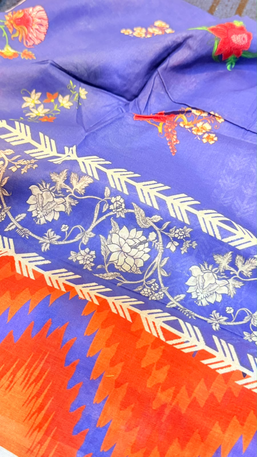 2pc Ethnic lawn shirt and Trouser