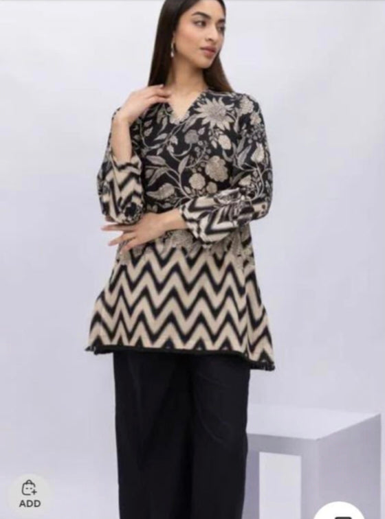 2pc Khaddi lawn shirt and Trouser
