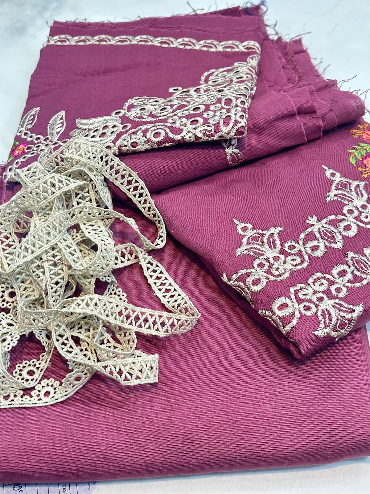 2pc Hussain Rehar khaddar shirt and Trouser