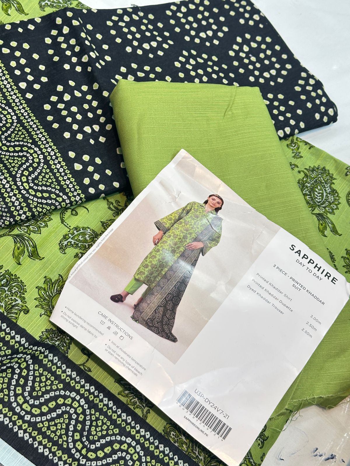 3pc Sapphire Khaddar