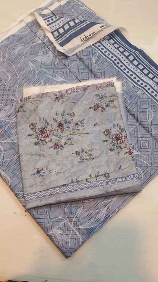 2pc Alaya Lawn Shirt with Dupatta