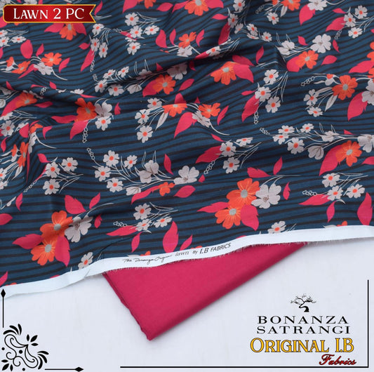 2pc Bonanza Satrangi Lawn