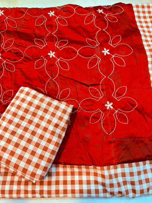 Embroidery King size Bedsheet