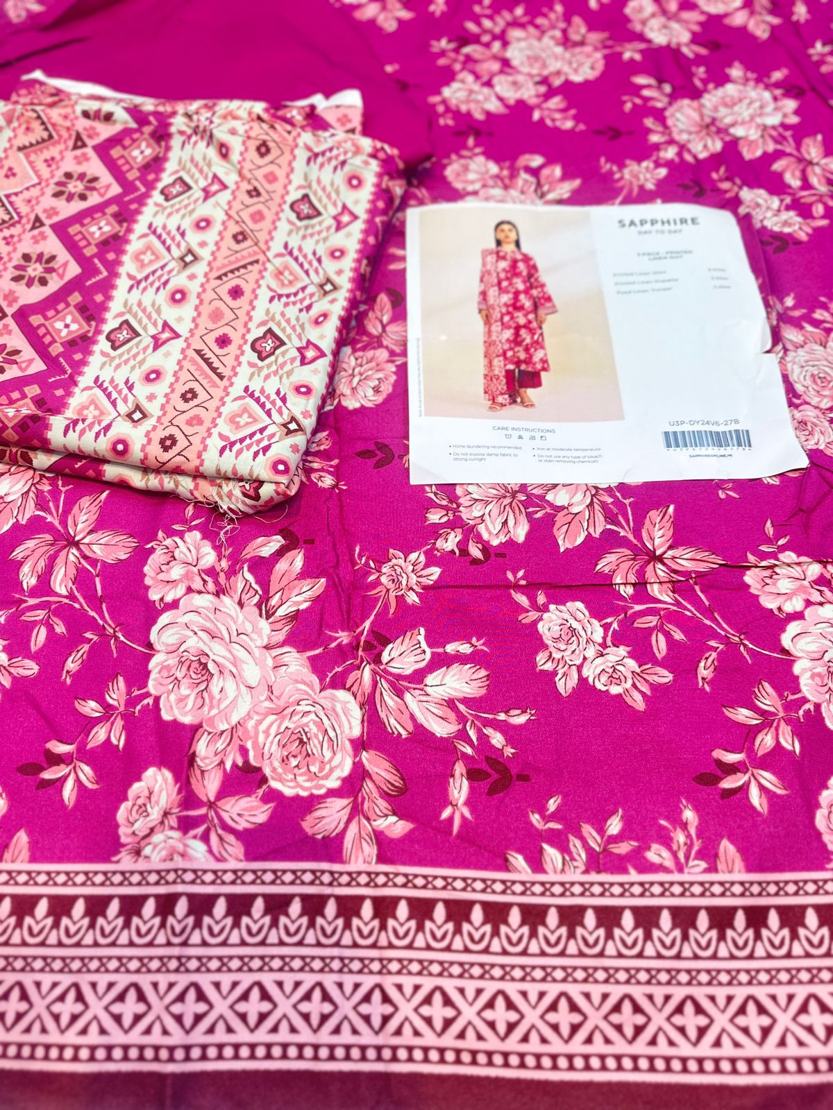 3pc Sapphire Khaddar