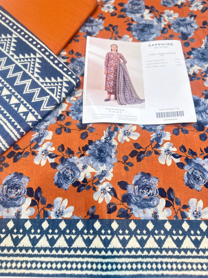 3pc Sapphire Khaddar