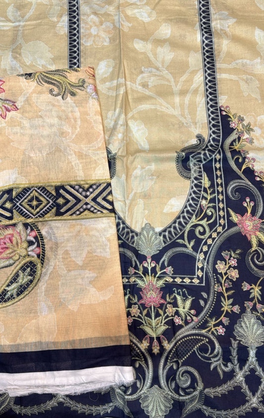2pc Branded lawn shirt and Dupatta