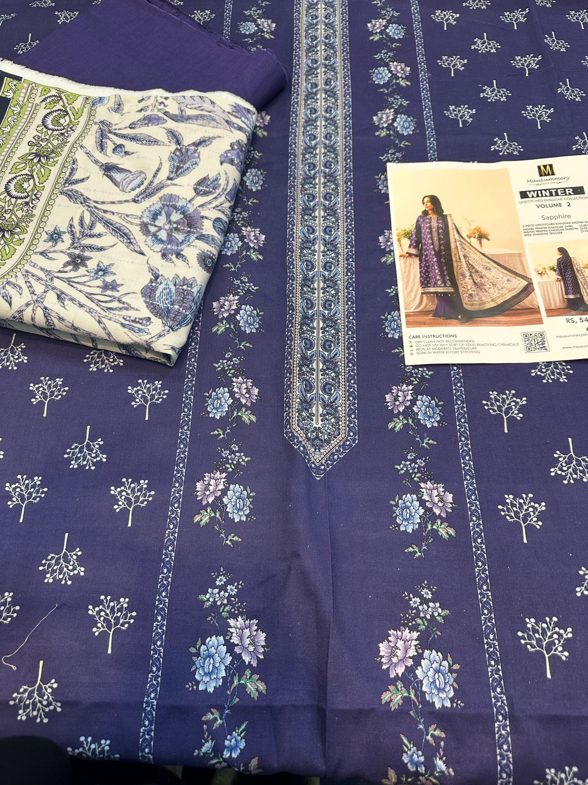 3pc Mausummery khaddar