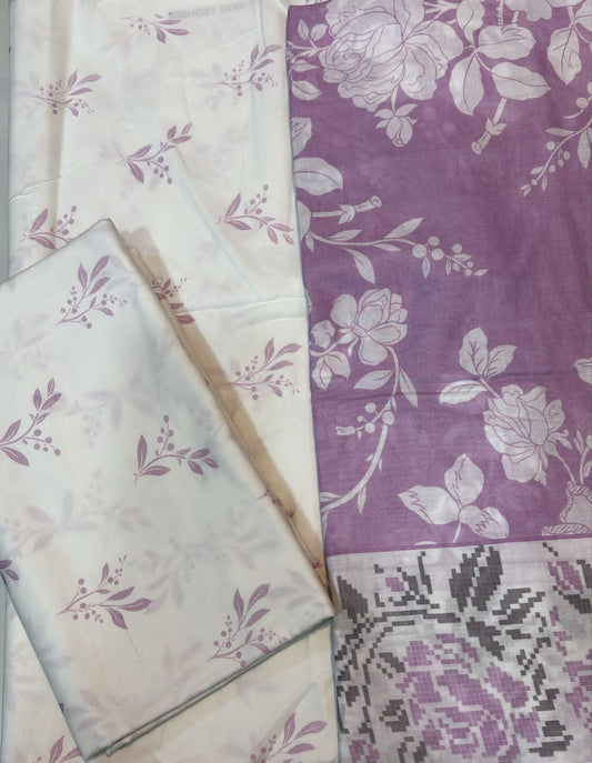 3pc Branded lawn shirt and Trouser with Dupatta