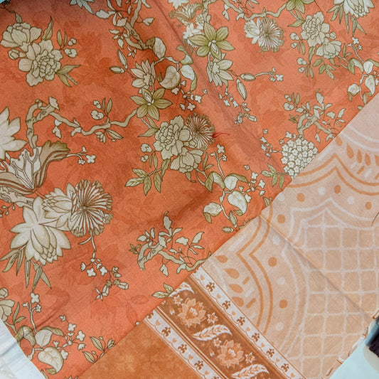 2pc Alaya Lawn Shirt with Dupatta