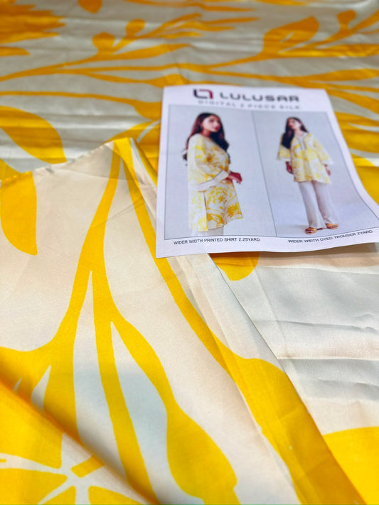 2pc Lulusar silk shirt and Trouser