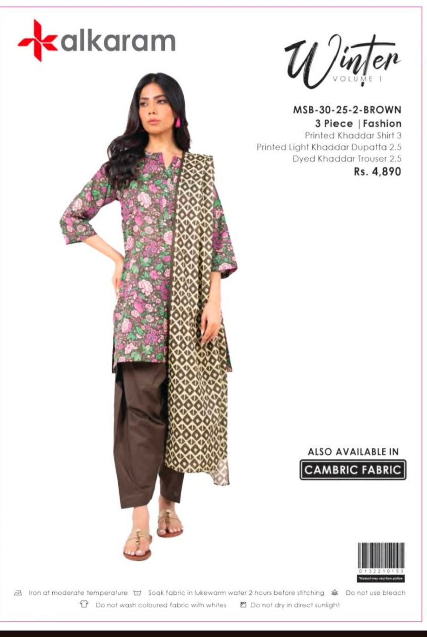 3pc Al Karam Khaddar