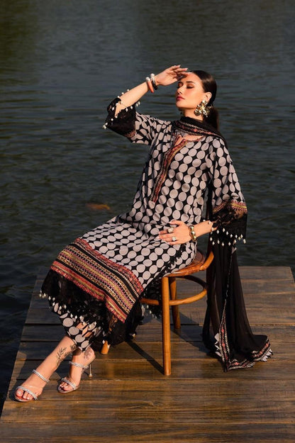 3pc Charizma Luxury Lawn suit