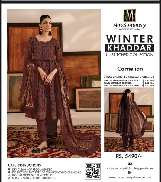 3pc Mausummery khaddar