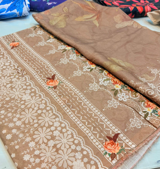 2pc Alaya Lawn Shirt with Dupatta