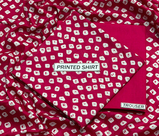 2pc I .B Bonanza Lawn Shirt with Trouser