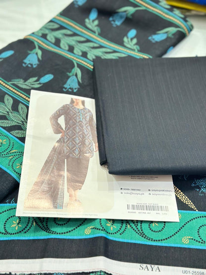 3pc SAYA Cotton khaddar