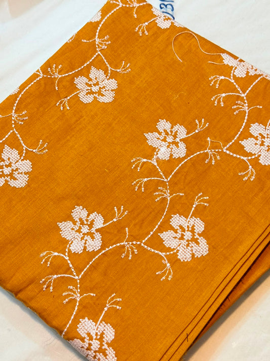 2pc Khaddi Embroidery Lawn Shirt with Trouser