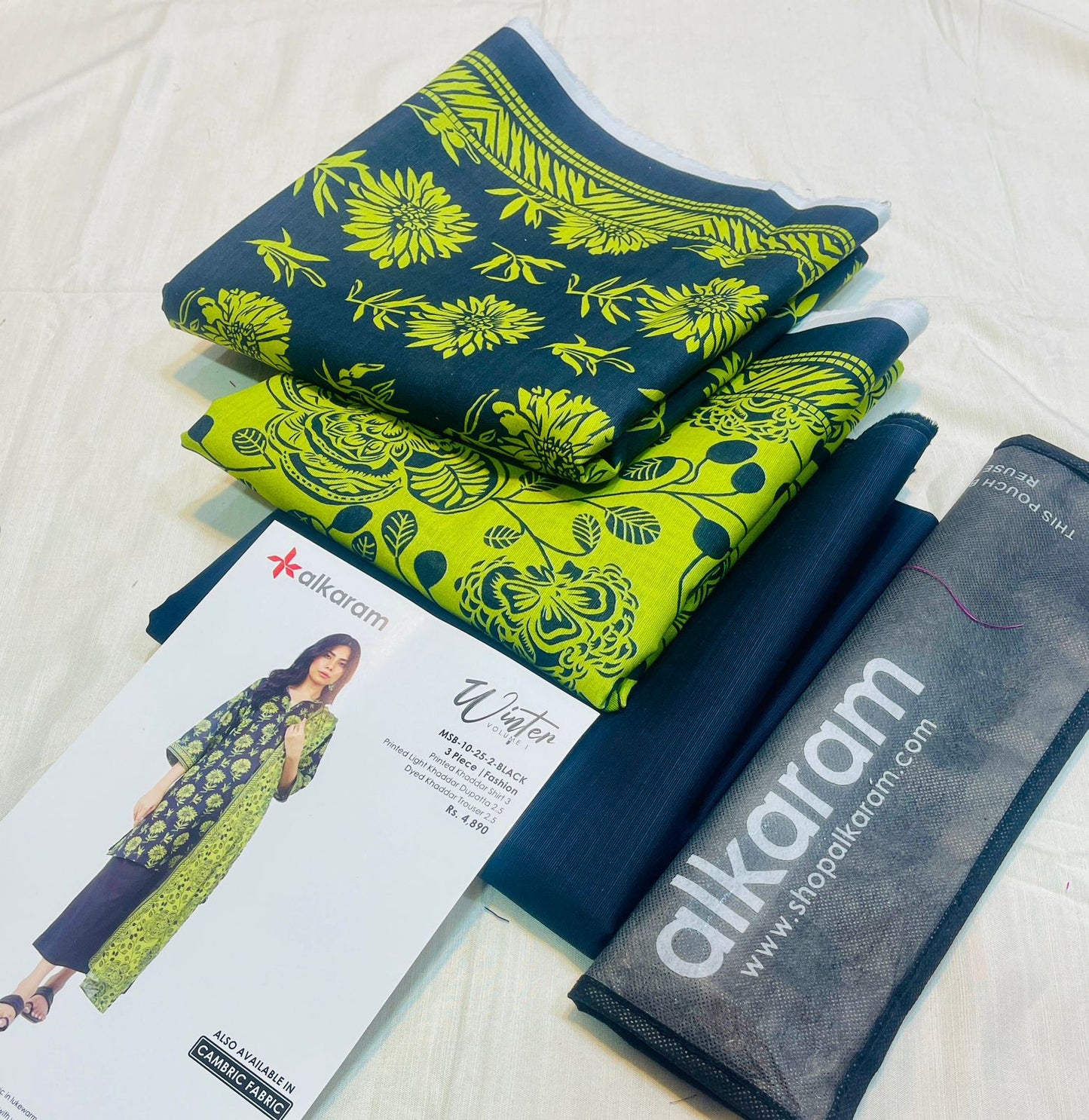 3pc Al Karam Khaddar