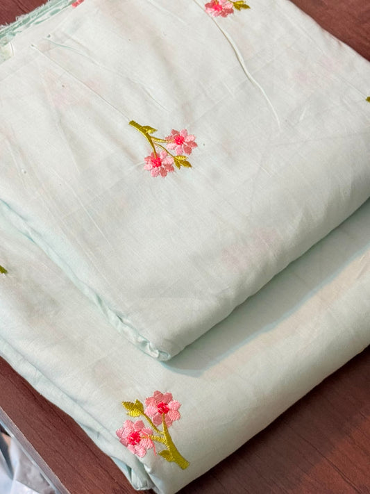 2pc Khaadi Embroidery Lawn Shirt with Trouser