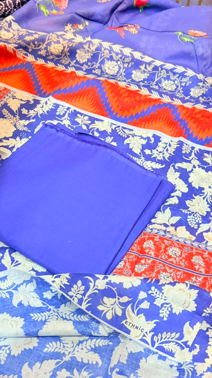 2pc Ethnic lawn shirt and Trouser
