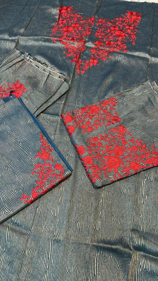 Saya Lawn Embroidery front pair