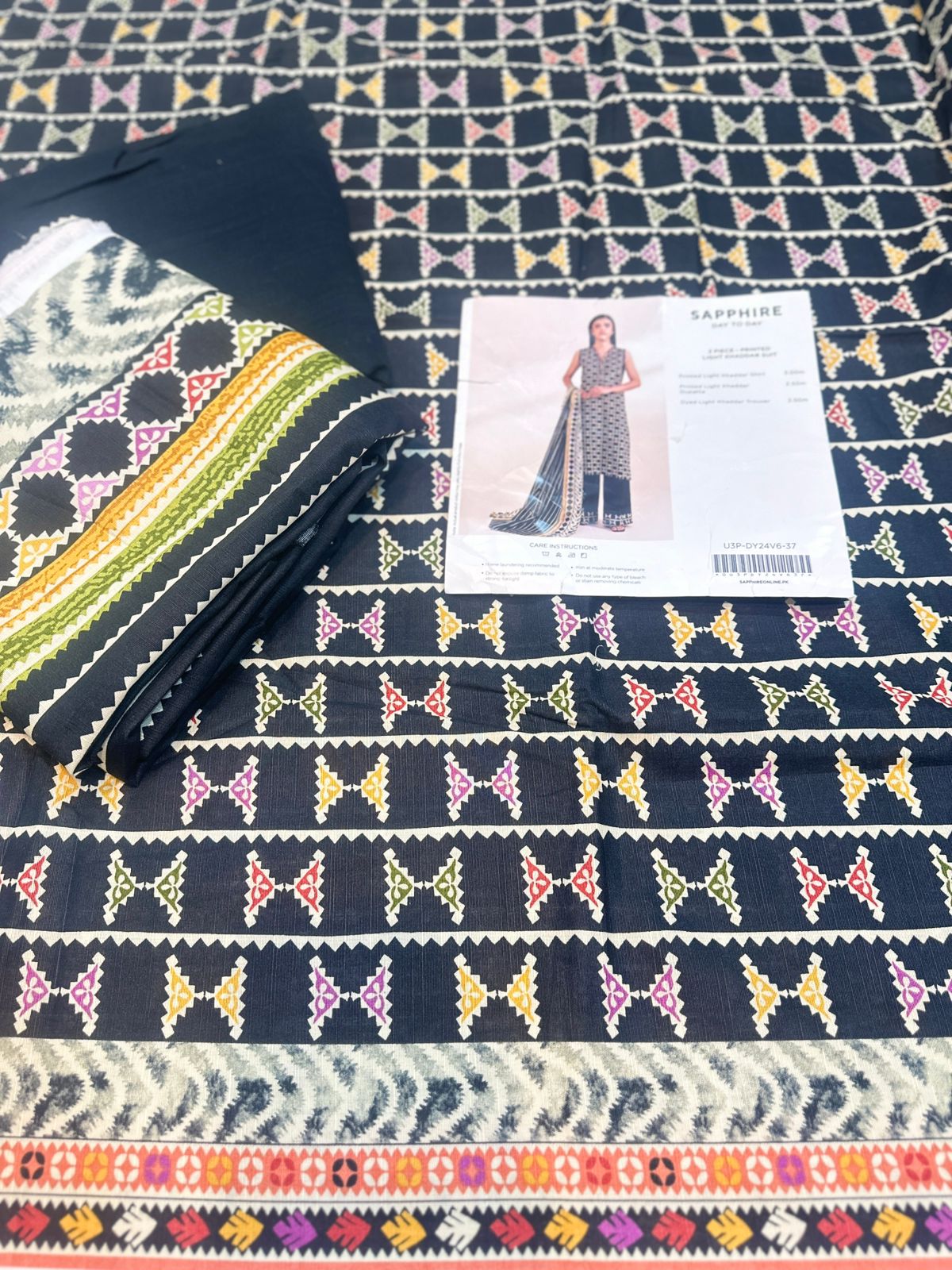 3pc Sapphire Khaddar