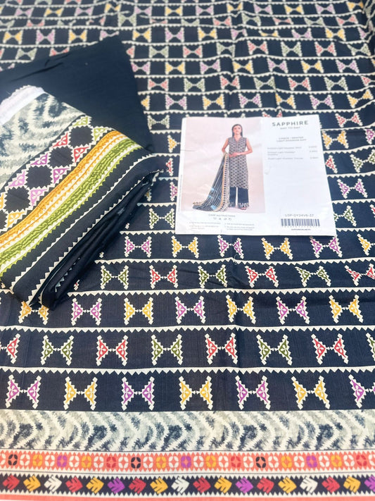 3pc Sapphire Khaddar
