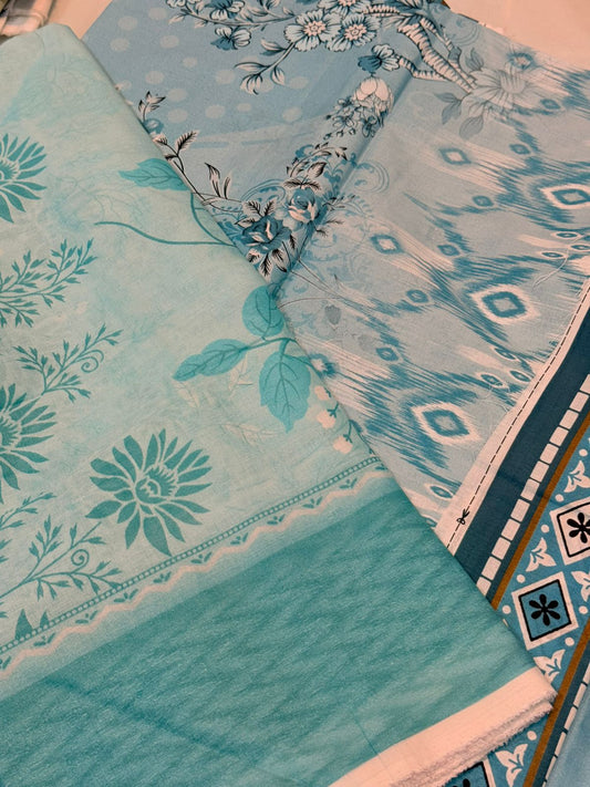 2pc Alaya Lawn Shirt with Dupatta