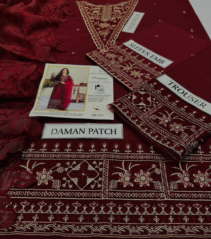 3pc ZaraShahjahan Luxury Lawn