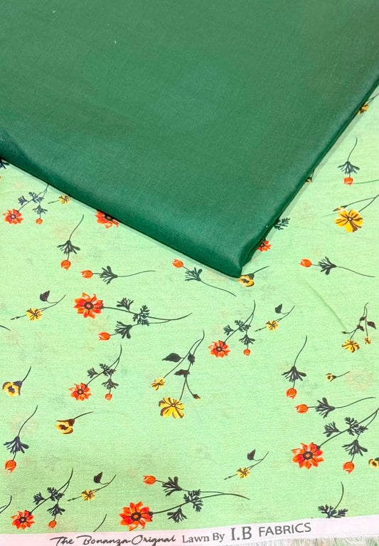 2pc I.B Bonanza Lawn Shirt with Trouser