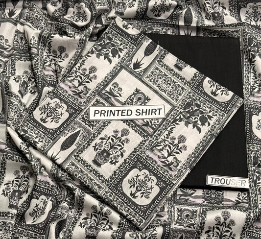2pc I.B Bonanza Lawn Shirt with Trouser