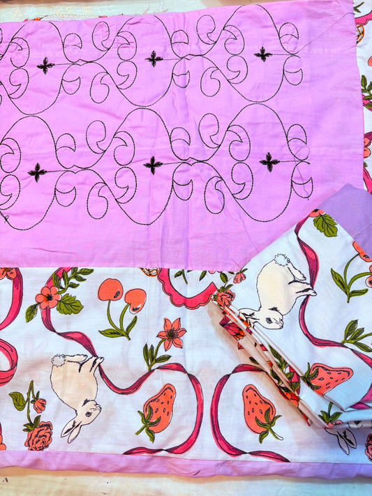 Embroidery King size Bedsheet