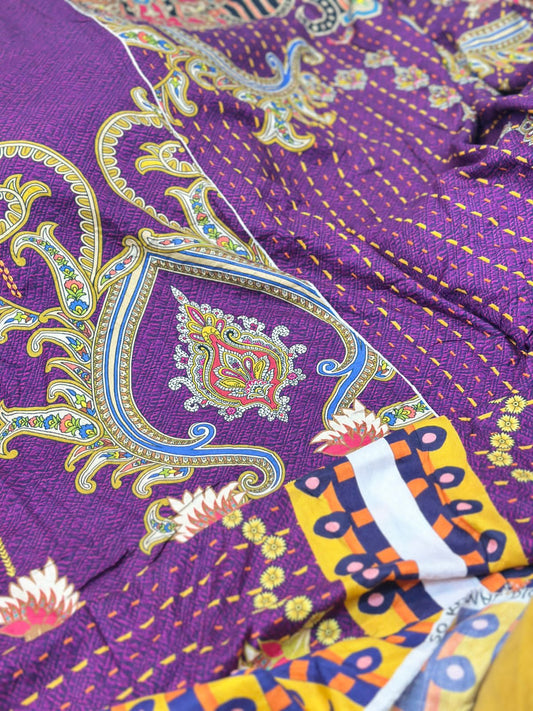 2pc so Kamal Embroidery linen