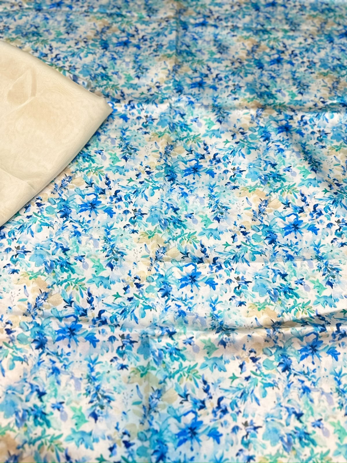 3pc Printed silk suit