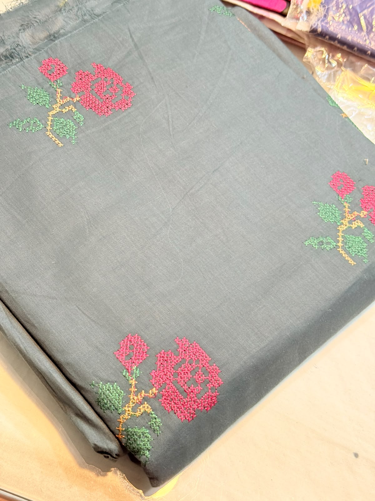2pc Khaadi lawn Embroidery shirt and Trouser