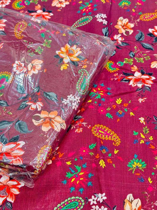 2pc Hussain Rehar khaddar shirt and Trouser