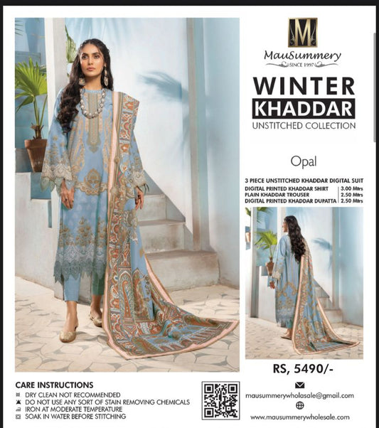 3pc Mausummery khaddar