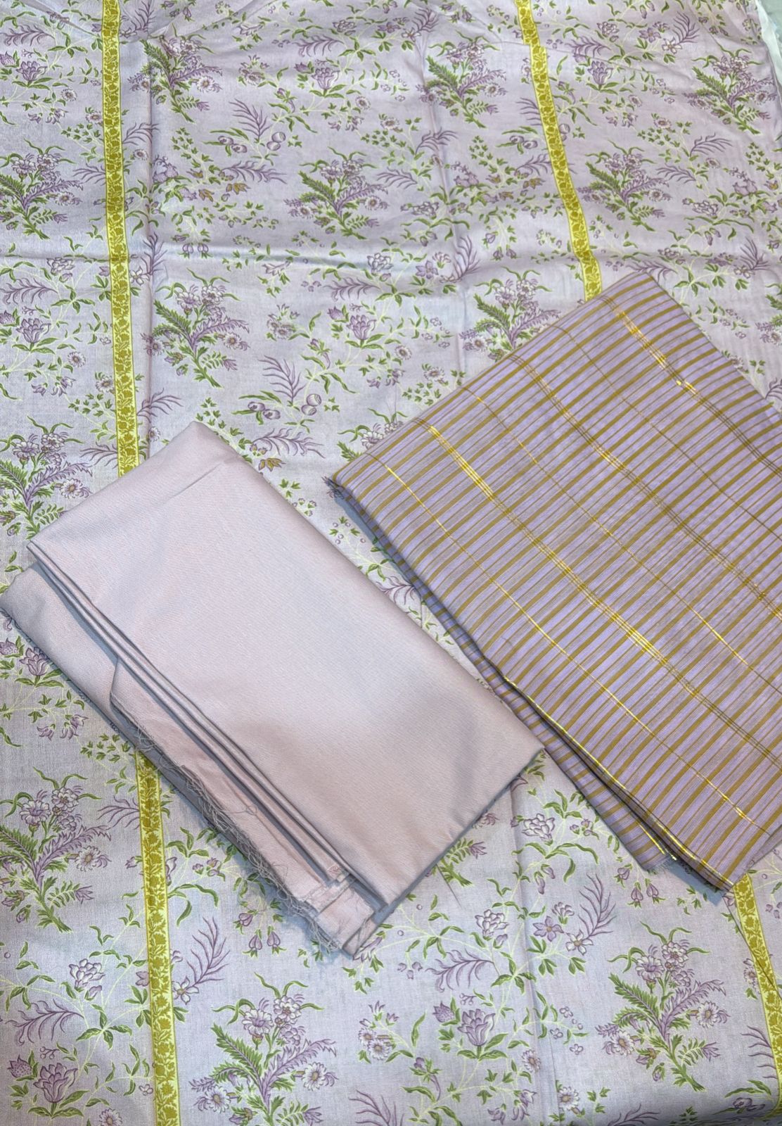 3pc So Kamal Lawn Shirt with masoori Dupatta and lawn Trouser