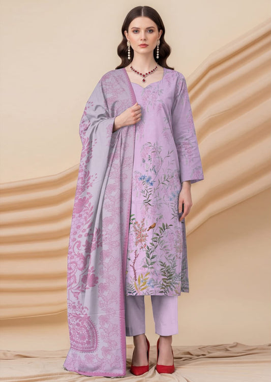 3pc So Kamal Lawn Shirt with Trouser and Dupatta