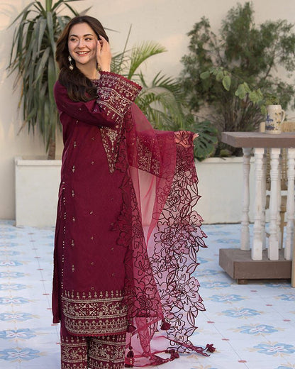 3pc ZaraShahjahan Luxury Lawn