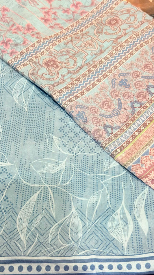 2pc Alaya Lawn Shirt with Dupatta