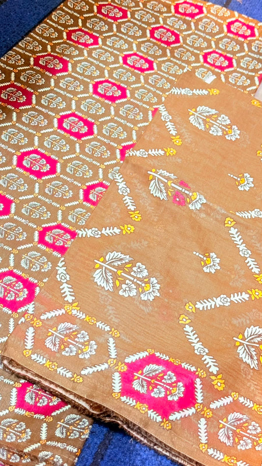 2pc Khaddi lawn shirt and Dupatta